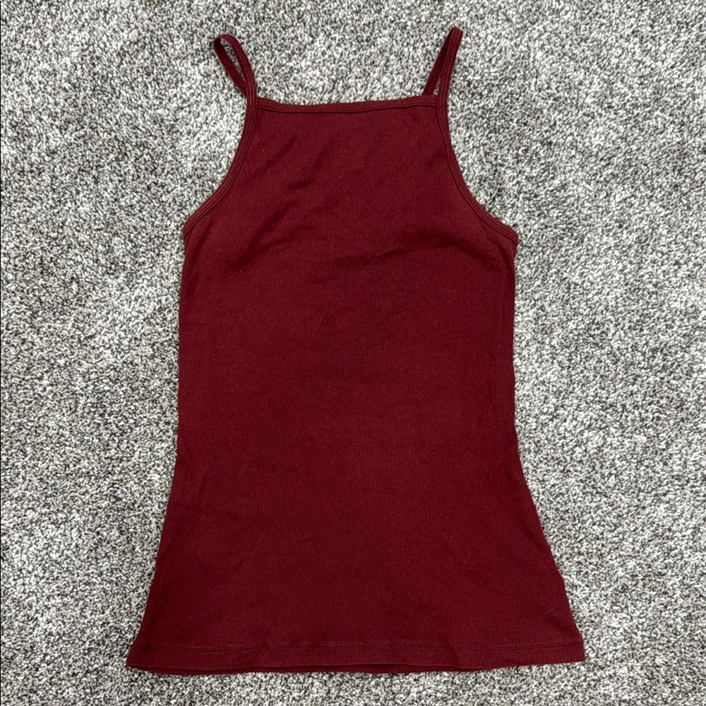 Mossimo Supply Co. Burgundy Tank Top ~ Women’s Size Medium